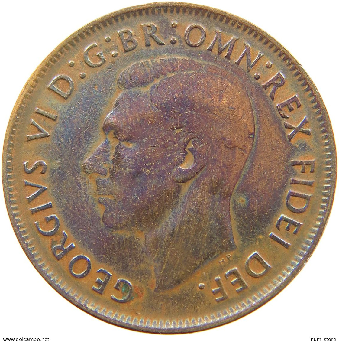 NEW ZEALAND PENNY 1949 George VI. (1936-1952) #a084 0027 - Nieuw-Zeeland