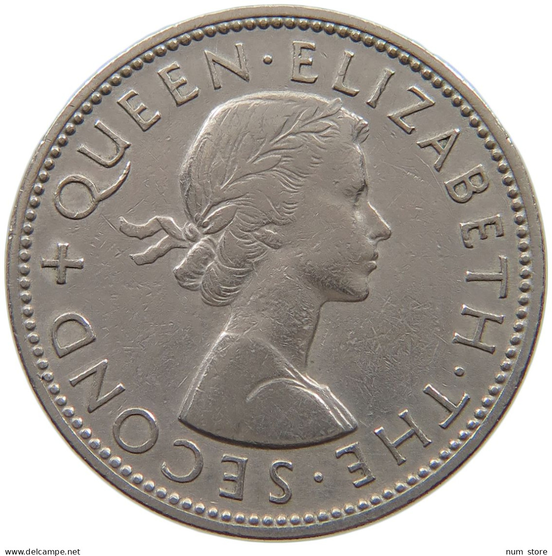 NEW ZEALAND FLORIN 1961 Elizabeth II. (1952-2022) #a079 0229 - New Zealand