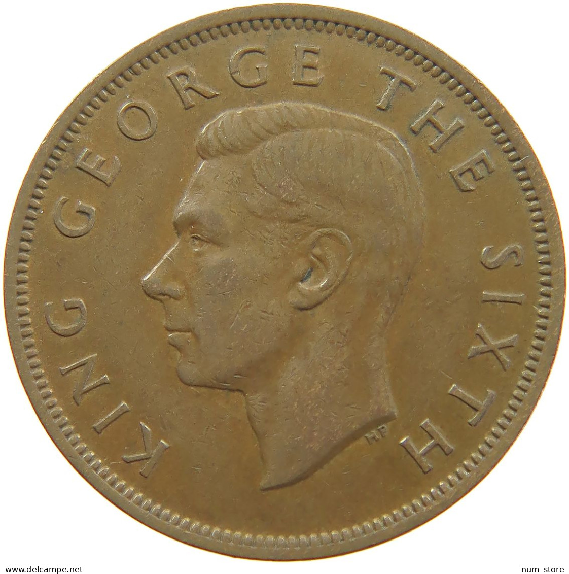 NEW ZEALAND PENNY 1952 George VI. (1936-1952) #a065 0299 - Nieuw-Zeeland