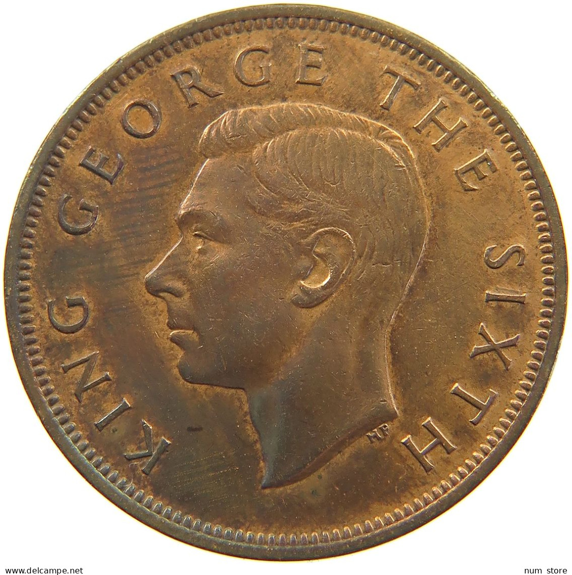 NEW ZEALAND PENNY 1949 George VI. (1936-1952) #a050 0607 - New Zealand