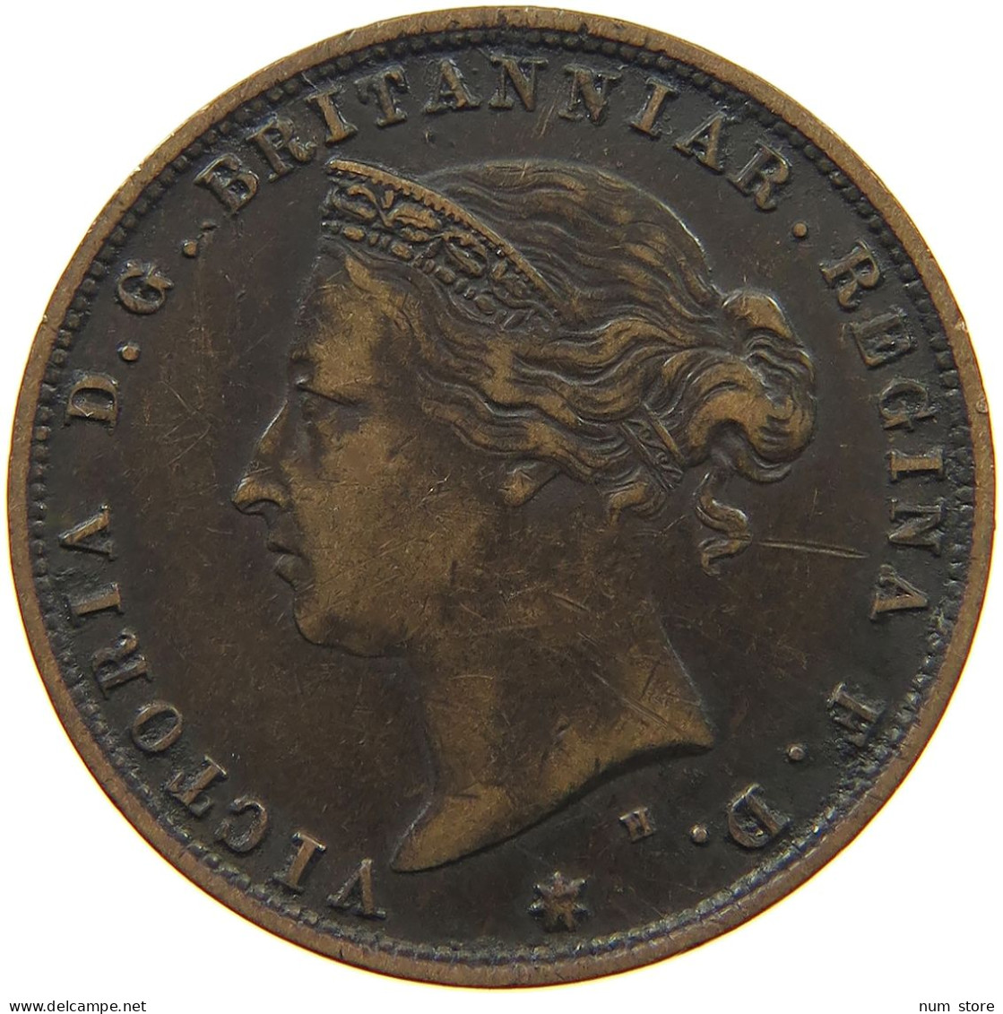 JERSEY 1/24 SHILLING 1877 Victoria 1837-1901 #c010 0085 - Jersey