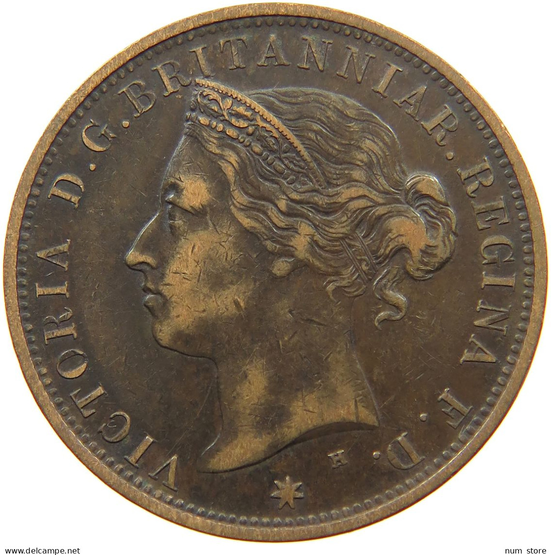 JERSEY 1/12 SHILLING 1877 Victoria 1837-1901 #a091 1049 - Jersey