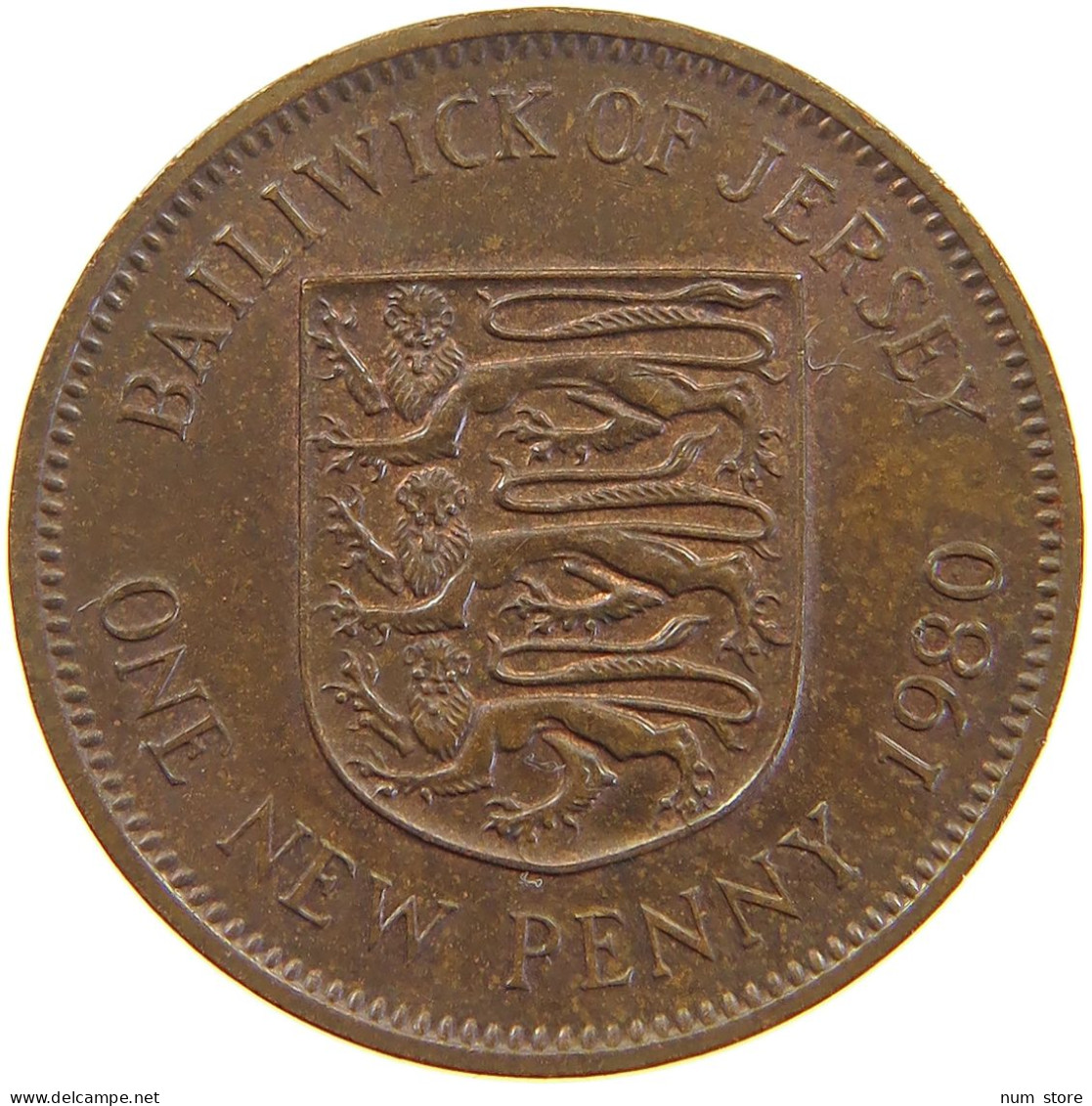 JERSEY PENNY 1980 Elizabeth II. (1952-2022) #a066 0643 - Jersey