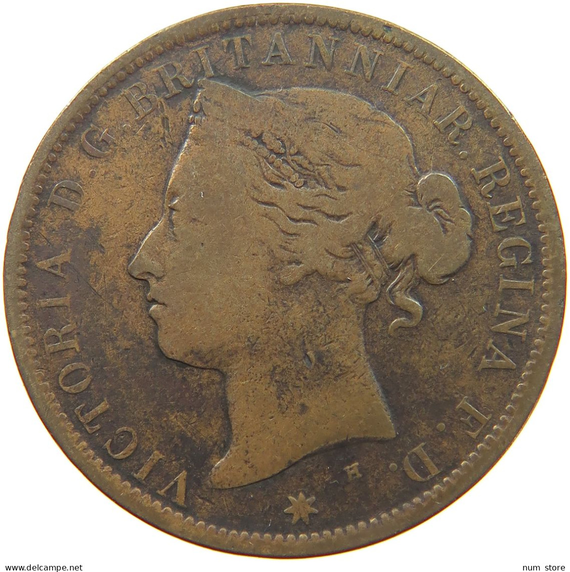 JERSEY 1/12 SHILLING 1877 Victoria 1837-1901 #a084 0001 - Jersey