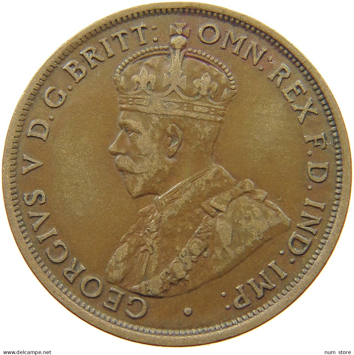 JERSEY 1/12 SHILLING 1913 George V. (1910-1936) #a009 0293 - Jersey