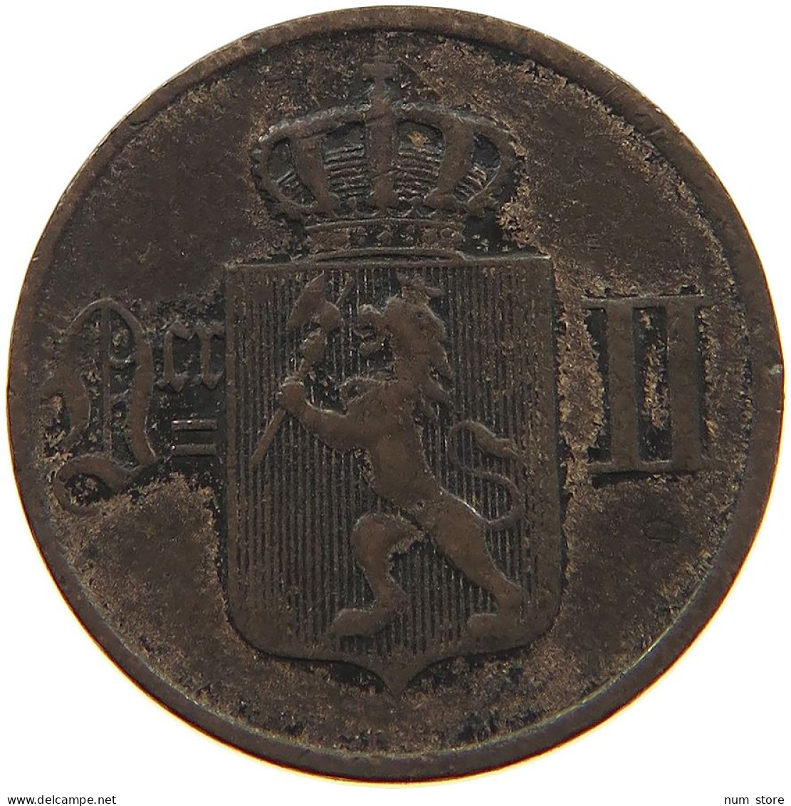 NORWAY ÖRE 1897 Oscar II. (1872-1907) #c005 0321 - Norvège