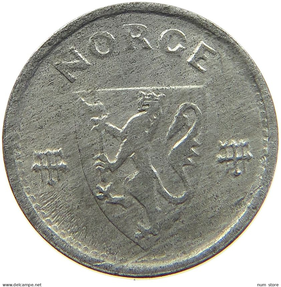 NORWAY 10 ÖRE 1942 HAAKON VII. 1905-1957 #c002 0241 - Norvège