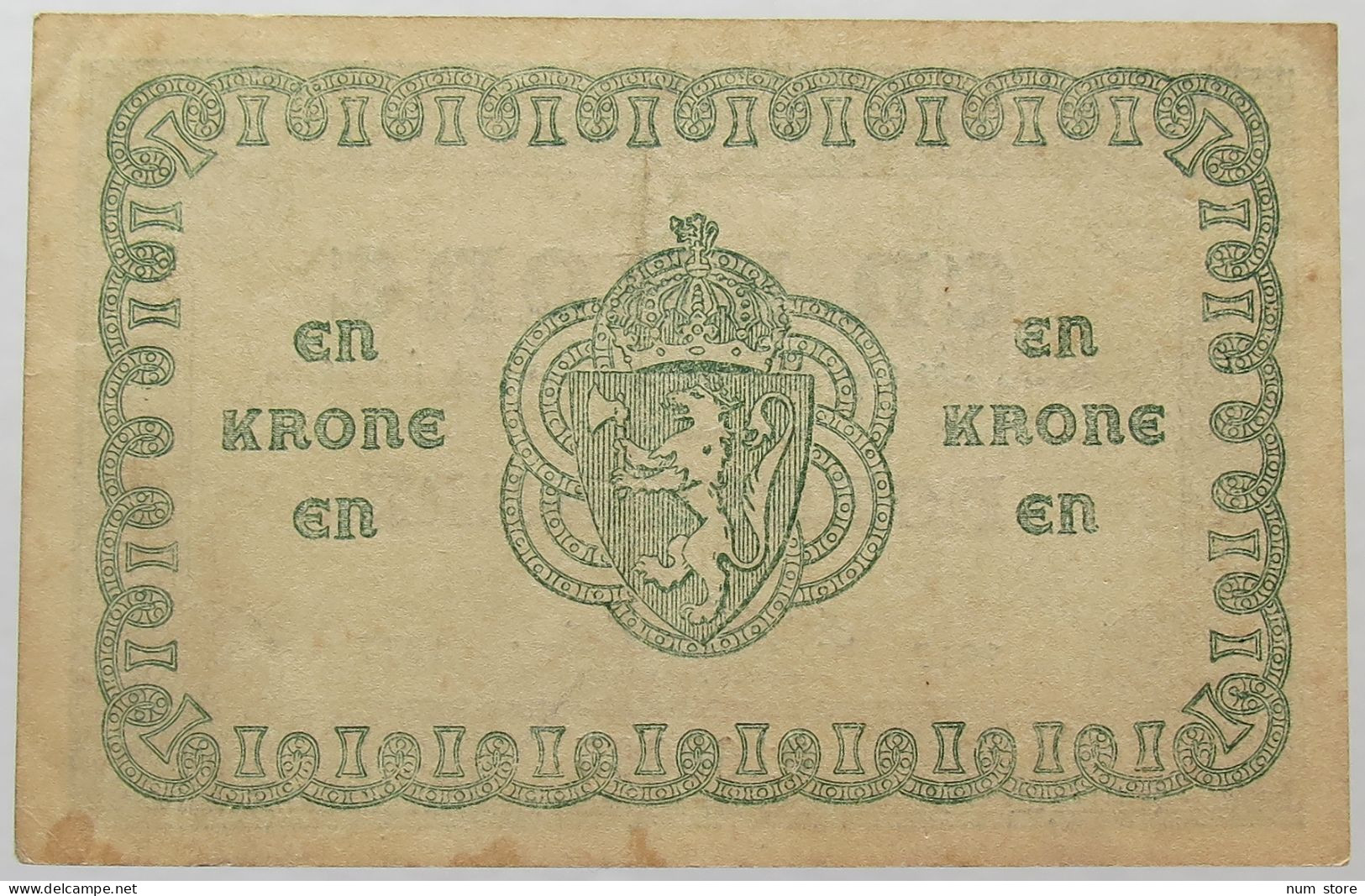 NORWAY KRONE 1917  #alb016 0593 - Norvège