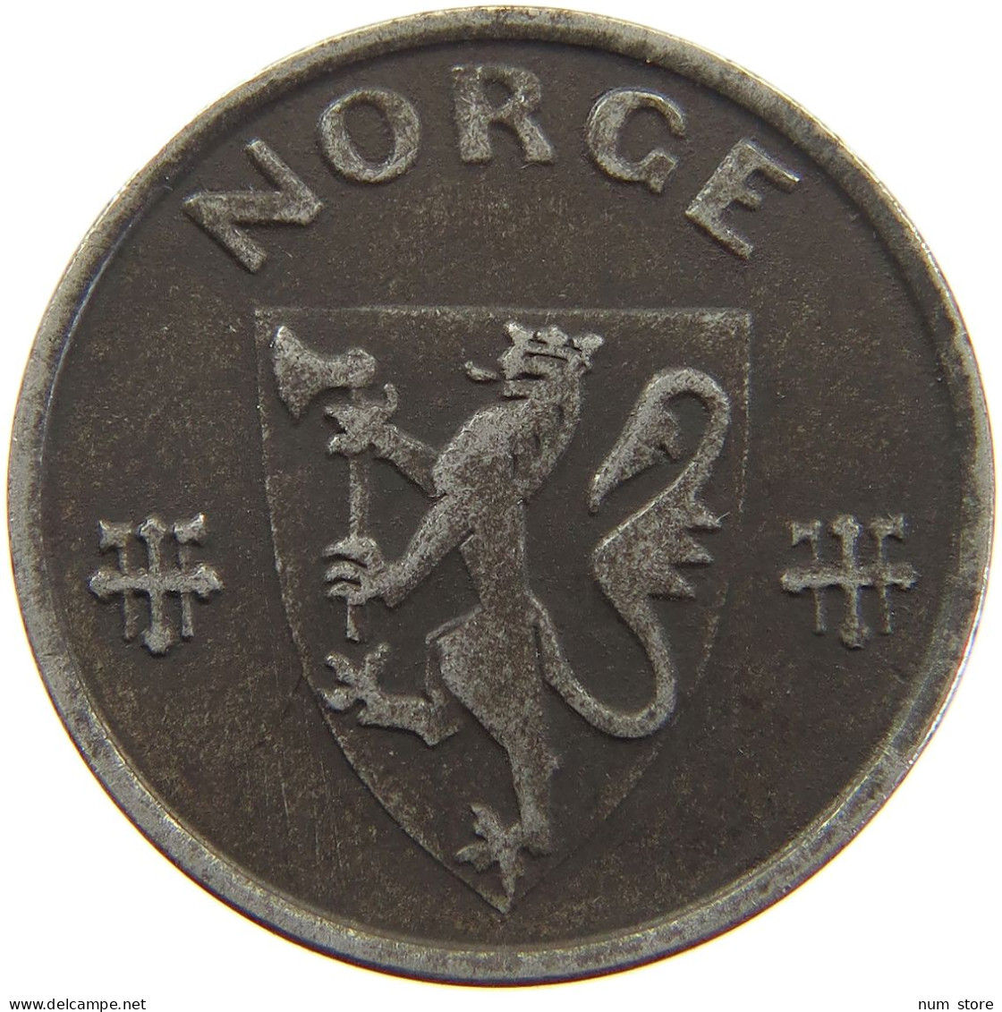 NORWAY 5 ÖRE 1941 HAAKON VII. 1905-1957 #a086 0441 - Norvège