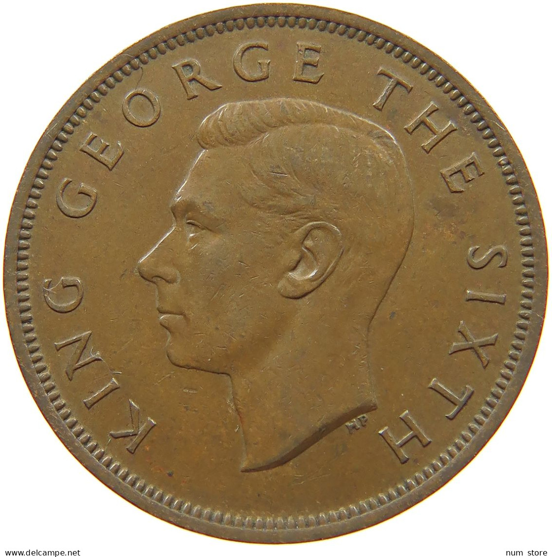 NEW ZEALAND PENNY 1952 George VI. (1936-1952) #s062 0023 - New Zealand