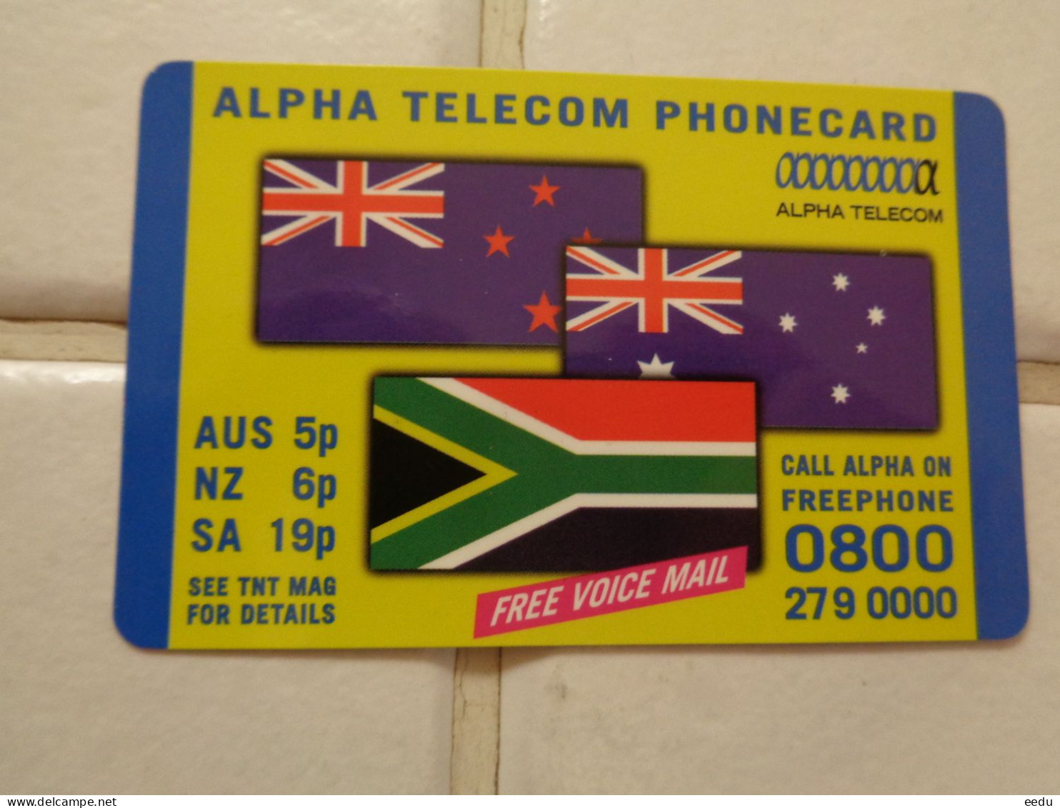 UK Phonecard - Erreurs & Variétés