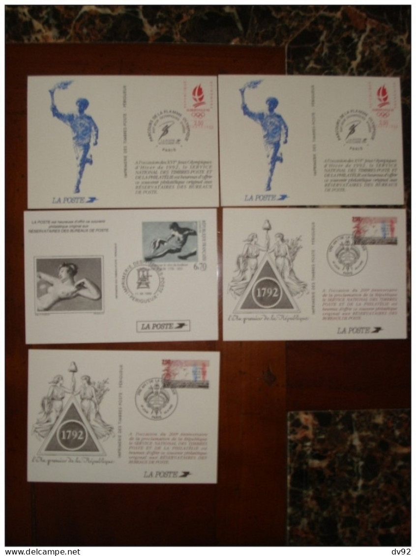 FRANCE  CARTES PHILATELIQUE DIVERSES - Colecciones & Series