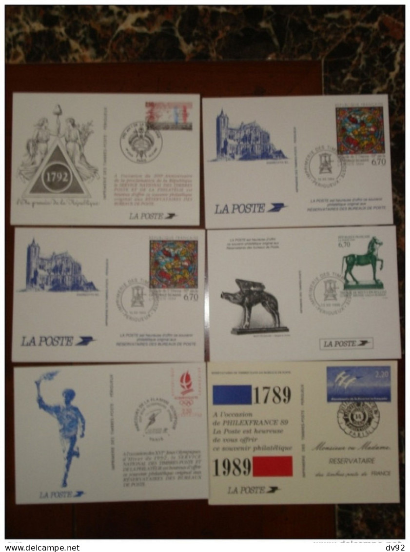 FRANCE  CARTES PHILATELIQUE DIVERSES - Colecciones & Series