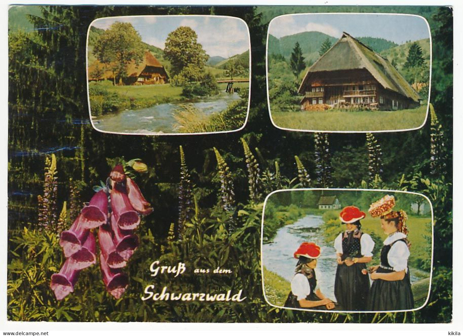 CPSM 10,5 X 15 Allemagne (167) Bade-Wurtemberg GUTACH Schwarzwald Tracht  Costume Folklorique Forêt Noire - Gutach (Schwarzwaldbahn)