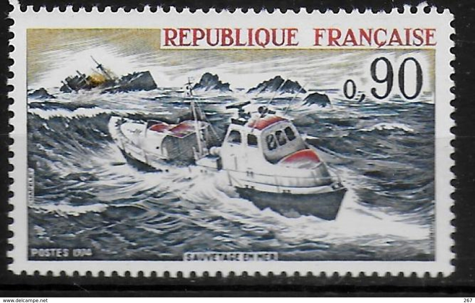 FRANCE  N°  1791   * *  Sauvetage En Mer Bateaux - Secourisme