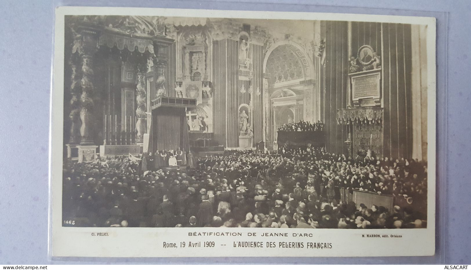 Béatification De Jeanne D'arc ,  Rome 19 Avril 1909 - Autres & Non Classés