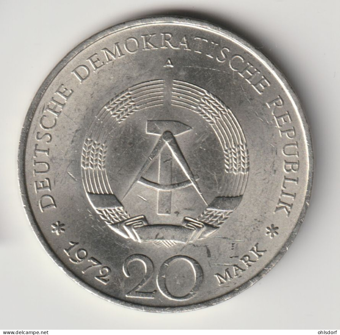 DDR 1972: 20 Mark, Pieck, KM 42 - 20 Mark