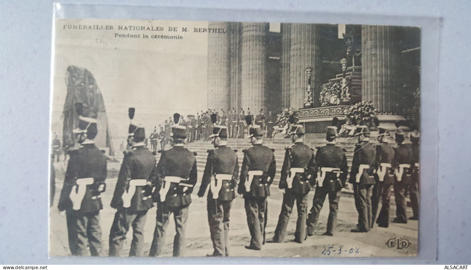 Funerailles Nationales De M Berthelot  , Chimiste Francais , 1907 - Begrafenis