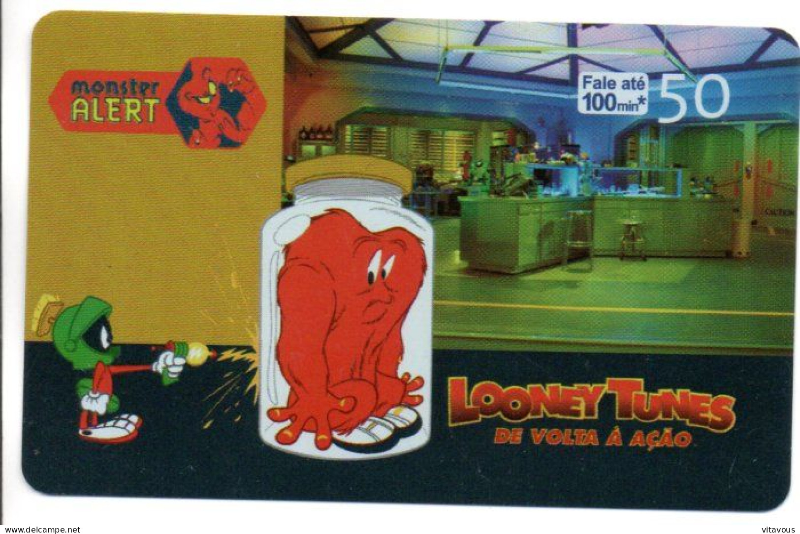 LOONEY TUNES Film Cinéma Lapin Télécarte Brésil Phonecard (salon 426) - Brasilien