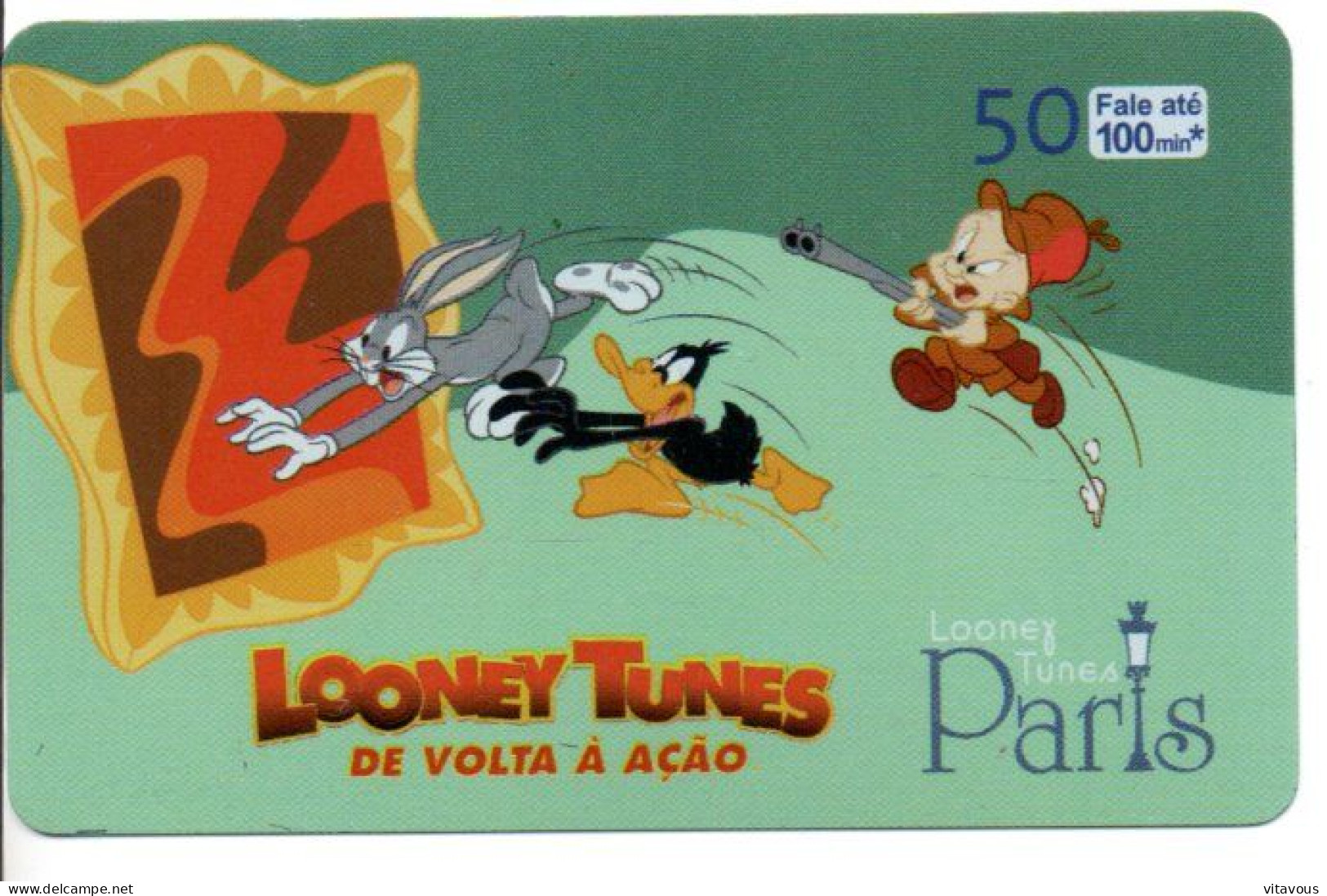 LOONEY TUNES Film Cinéma Lapin Télécarte Brésil Phonecard (salon 427) - Brasile