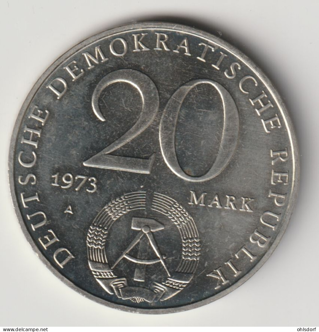 DDR 1973: 20 Mark, Grotewohl, KM 47 - 20 Mark