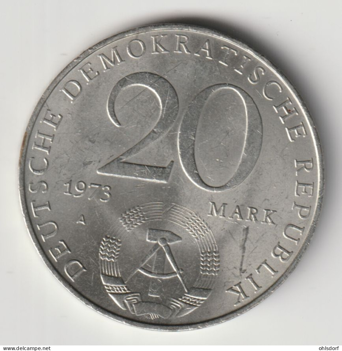 DDR 1973: 20 Mark, Grotewohl, KM 47 - 20 Mark