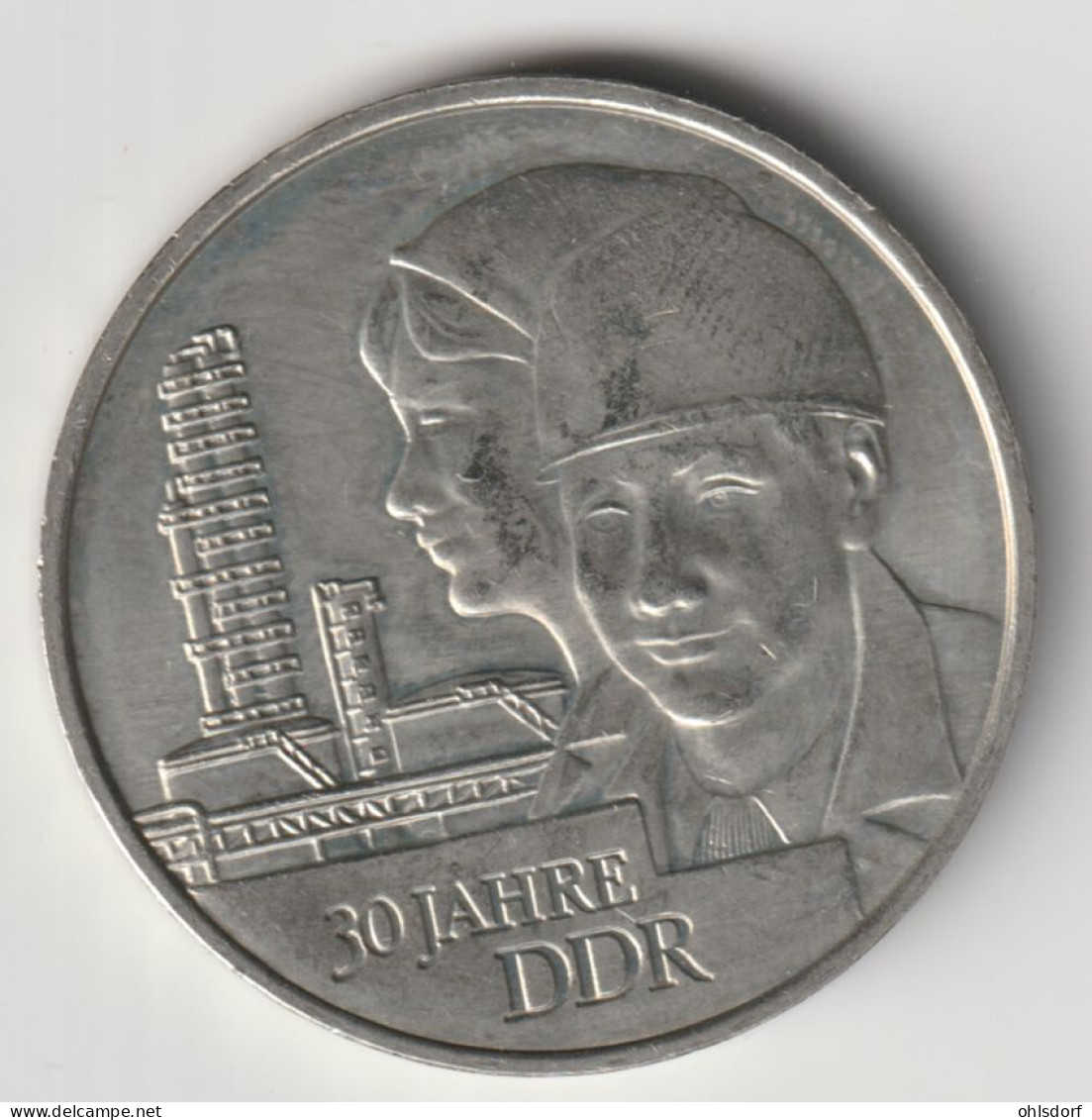 DDR 1979: 20 Mark, 30 Jahre, KM 75 - 20 Marchi