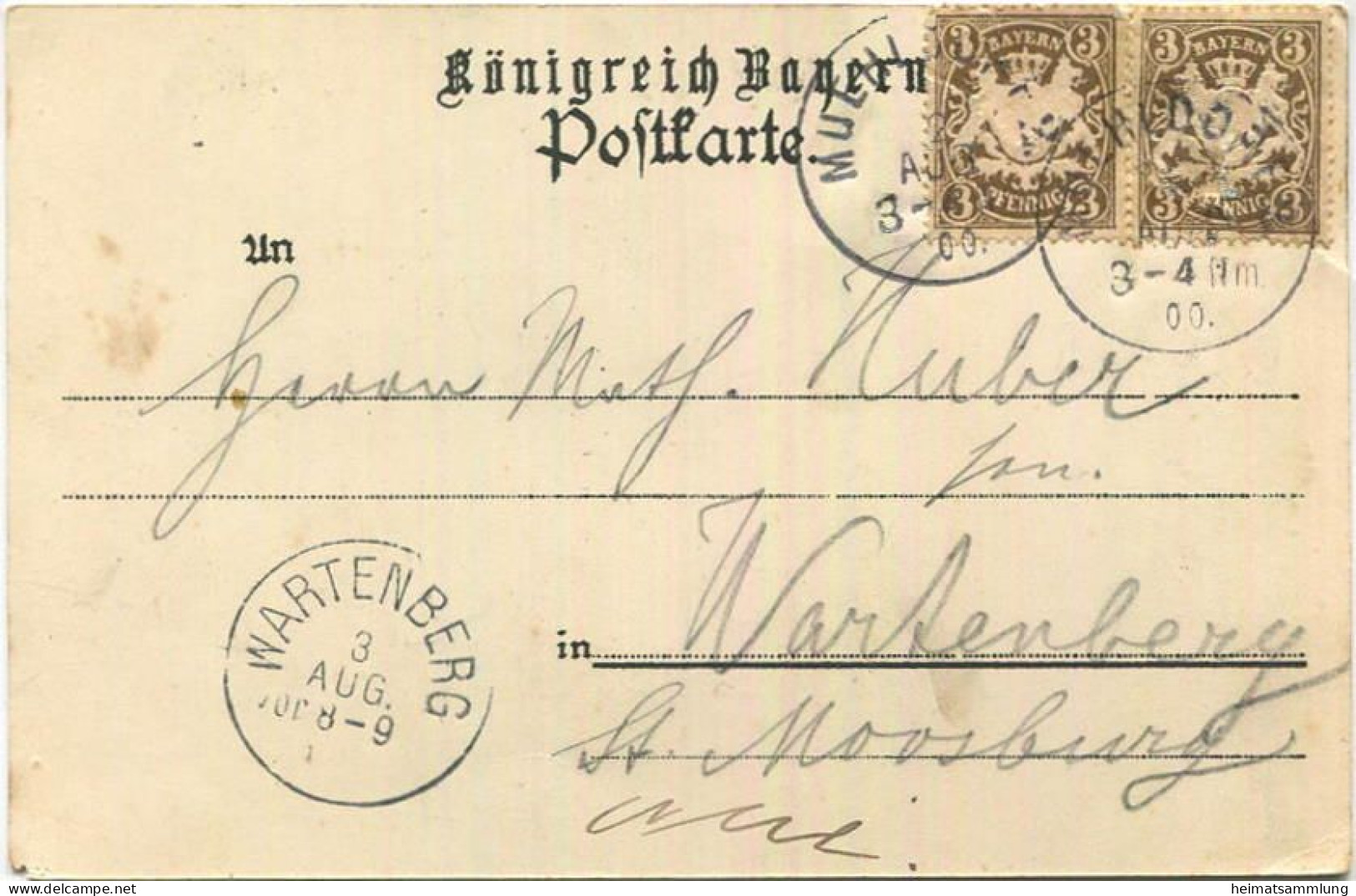 Mühldorf Am Inn - Warenhaus A. Daxenberger - Verlag D. Geiger Mühldorf - Gel. 1900 - Muehldorf