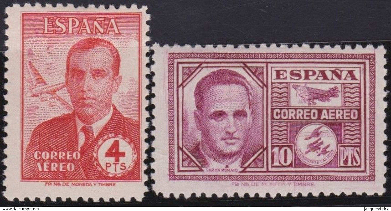 Espagne     .  Y&T   .     PA  231/232     .    *    .    Neuf Avec Gomme - Unused Stamps