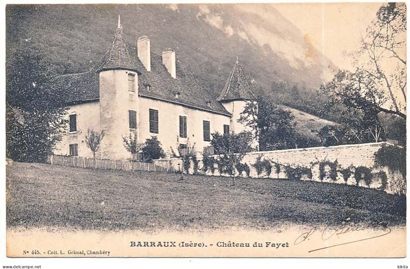 CPA 9 X 14 Isère BARRAUX Château Du Fayet - Barraux