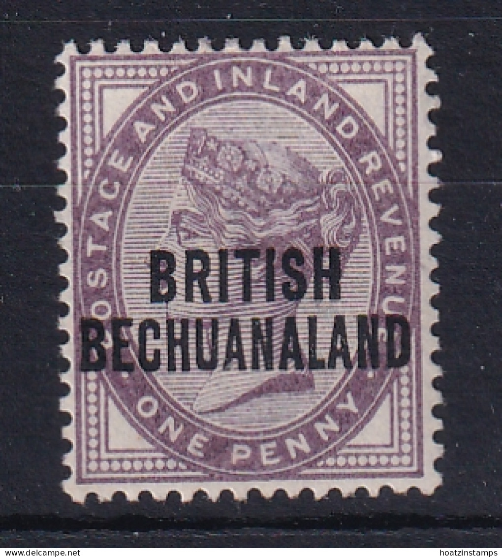 Bechuanaland: 1891/1904   QV 'British Bechuanaland' OVPT   SG33   1d   MH - 1885-1895 Crown Colony