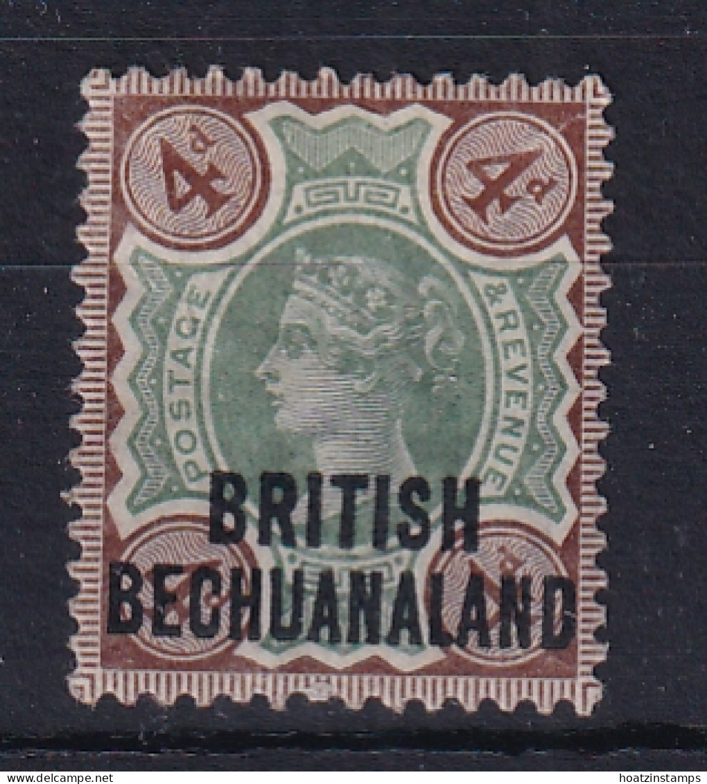 Bechuanaland: 1891/1904   QV 'British Bechuanaland' OVPT   SG35   4d   MH - 1885-1895 Kronenkolonie