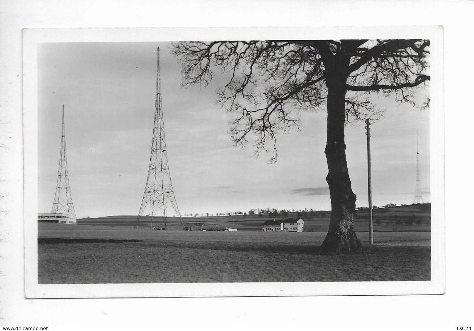 LANDESSENDER BEROMÜNSTER. DIE 3 ANTENNENMASTEN. - Beromünster