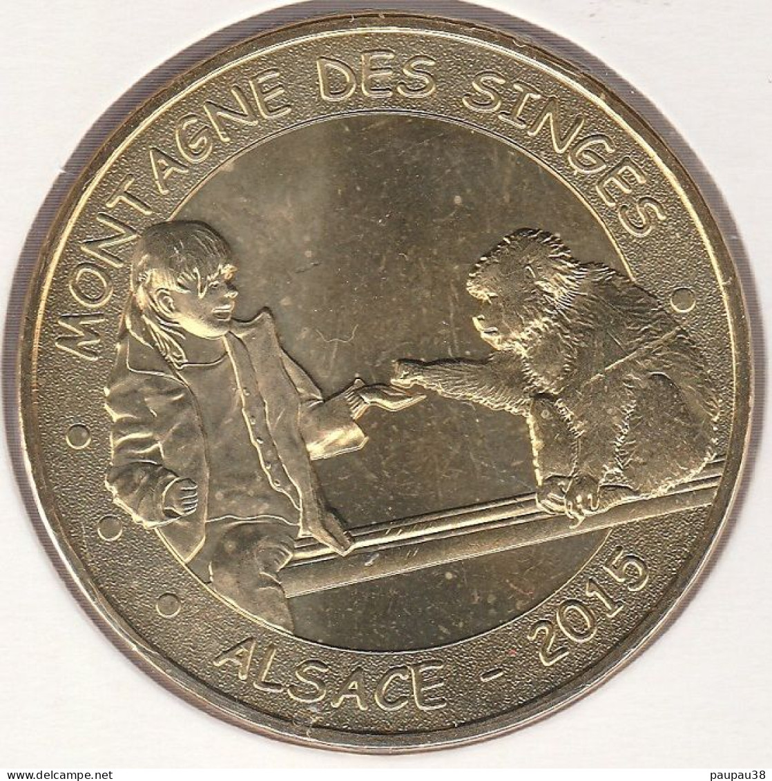 MONNAIE DE PARIS 2015 - 67 KINTZHEIM Château - La Fillette Et Le Singe - Alsace - 2015