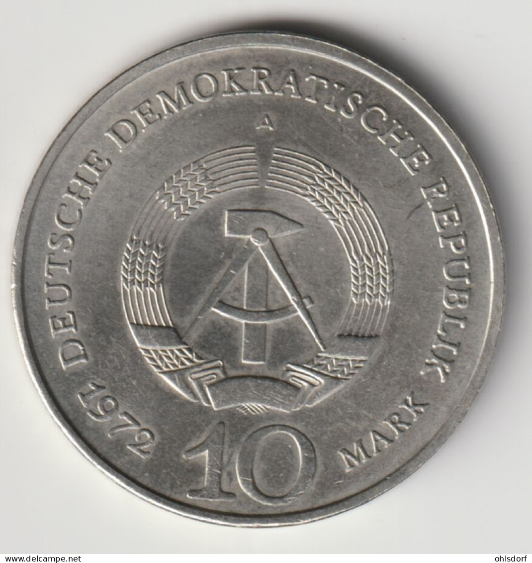 DDR 1972: 10 Mark, Buchenwald, KM 38 - 10 Mark