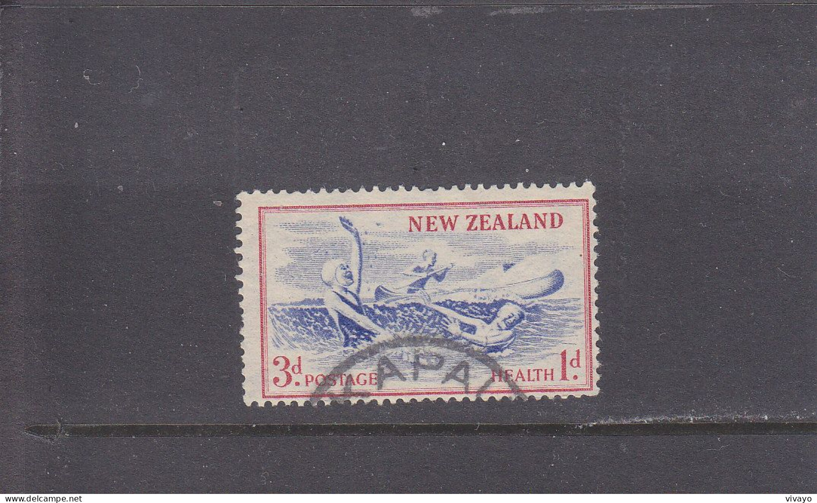 NEW ZEALAND - O / FINE CANCELLED - 1957 - HEALTH - SWIMMING -   Yv. 263 - Mi. 372 - Used Stamps