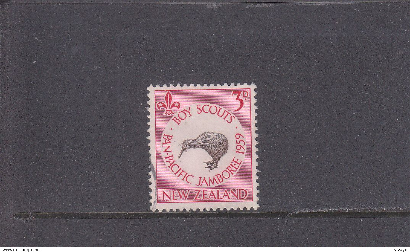 NEW ZEALAND - O / FINE CANCELLED - 1959 - BOY SCOUTS - KIWI -  Yv. 374 - Mi. 381 - Gebraucht
