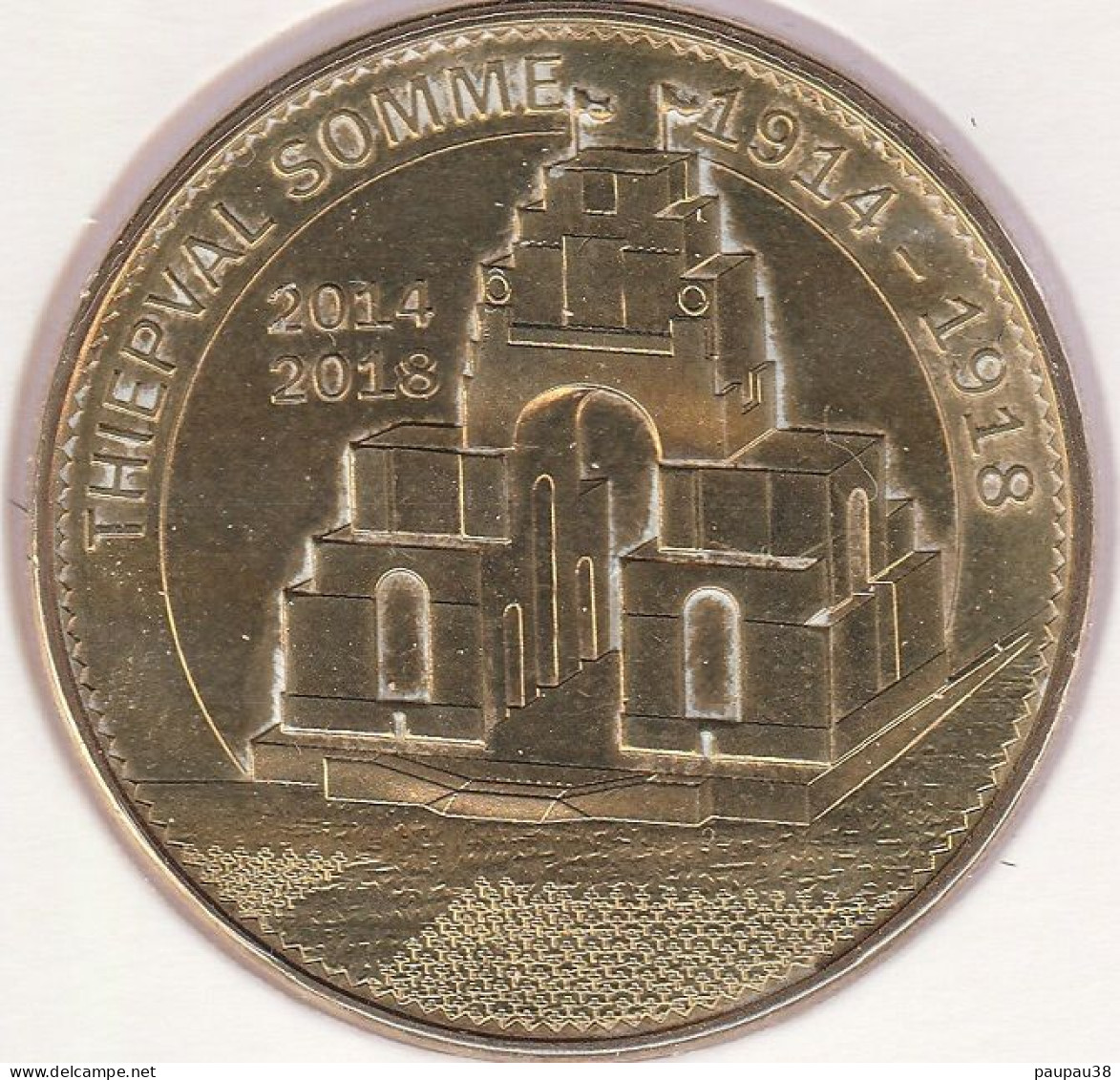 MONNAIE DE PARIS 2015 - 80 THIEPVAL Centre D’accueil De Thiepval - Somme - 1914 - 1918 - 2015