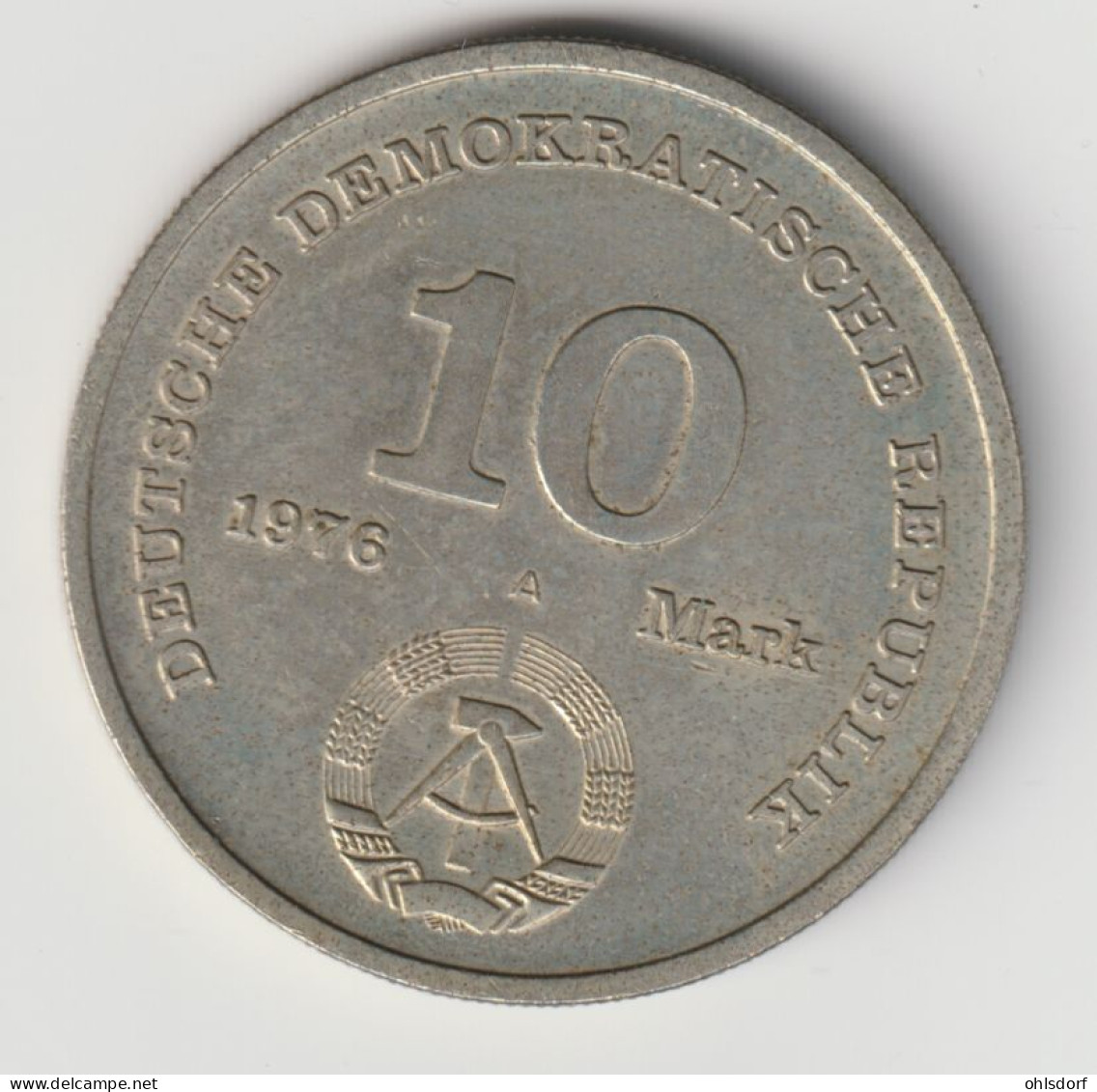 DDR 1976: 10 Mark, NVA, KM 61 - 10 Marcos