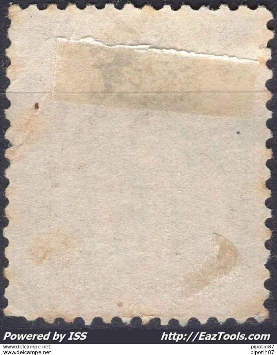 FRANCE TYPE SAGE N° 75 OBLITERATION JOUR DE L'AN 59 ENCERCLÉ TRES RARE A VOIR - 1876-1898 Sage (Tipo II)