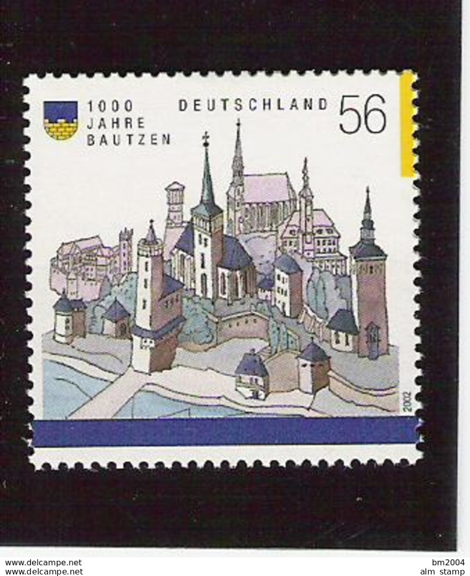 2002 Deutschland Germany  Mi. 2232 **MNH 1000 Jahre Bautzen - Ungebraucht