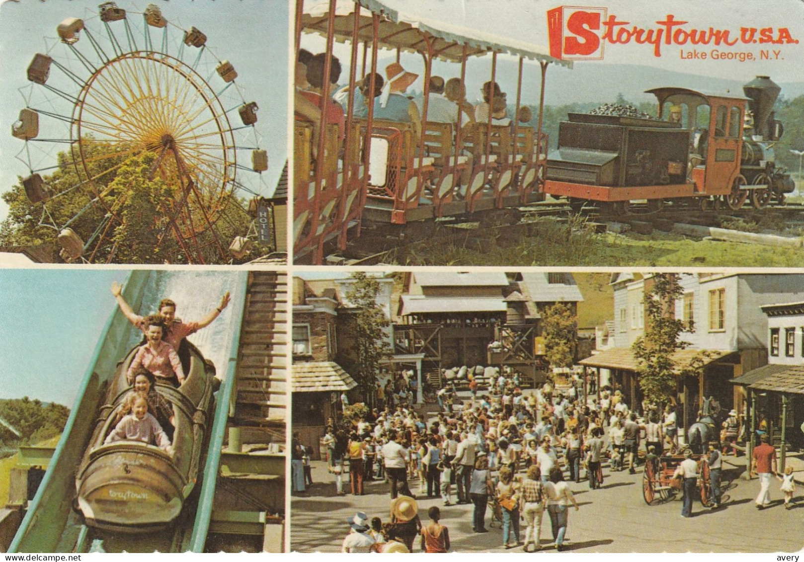 Storytown, U S A, Lake George, New York Featuring Ghost Town Abd Jungle Land - Adirondack