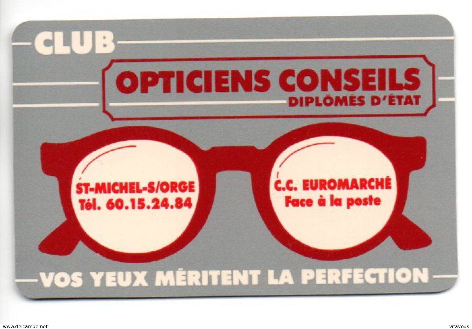 Carte Promotion Opticiens Conseils France Card  (salon 442) - Autres & Non Classés