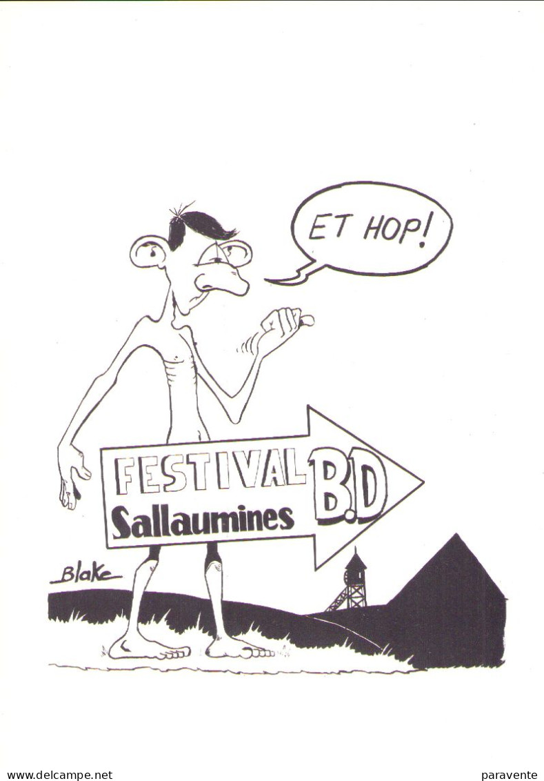 Portfolio LA BD DANS TOUS CES ETATS salon SALAUMINE 1987 avec boucq blake boudaia budi dhermy mako lesage nico pit......