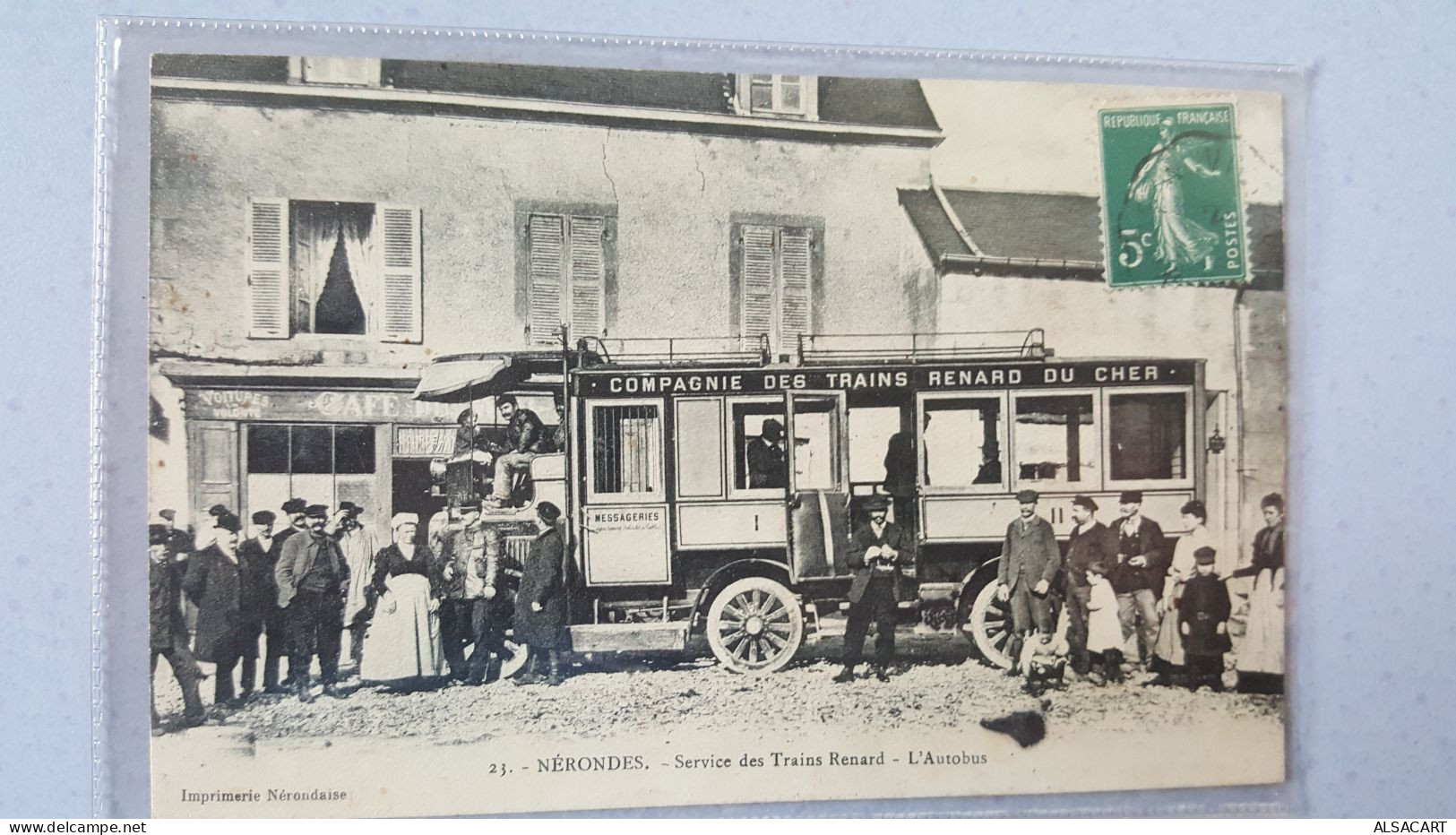 Nerondes , Service Des Trains Renard , L'autobus - Nérondes