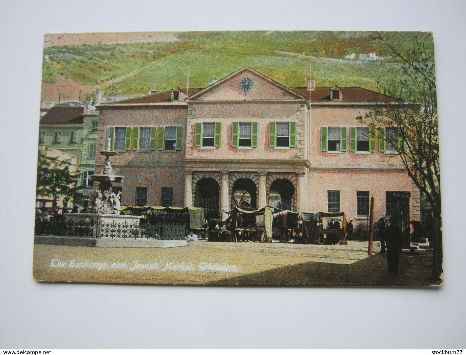 Gibralta, Jüdischer Markt, Schöne Karte Um 1920 - Gibraltar