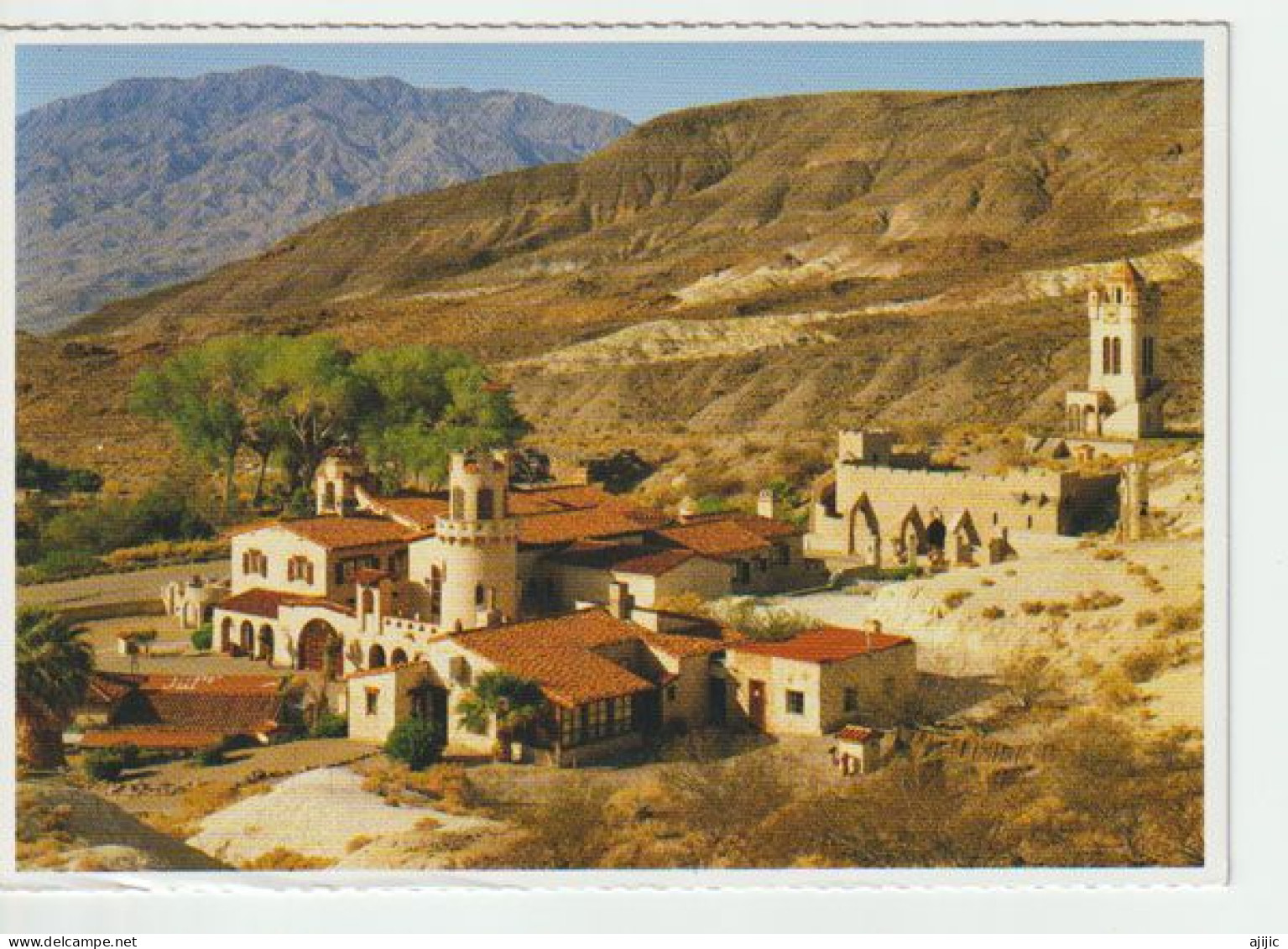 USA. MOON MAP. Global Forever Stamp.WONDERS OF AMERICA.DEATH VALLEY.Scotty's Castle,sent To Andorra - Autres & Non Classés