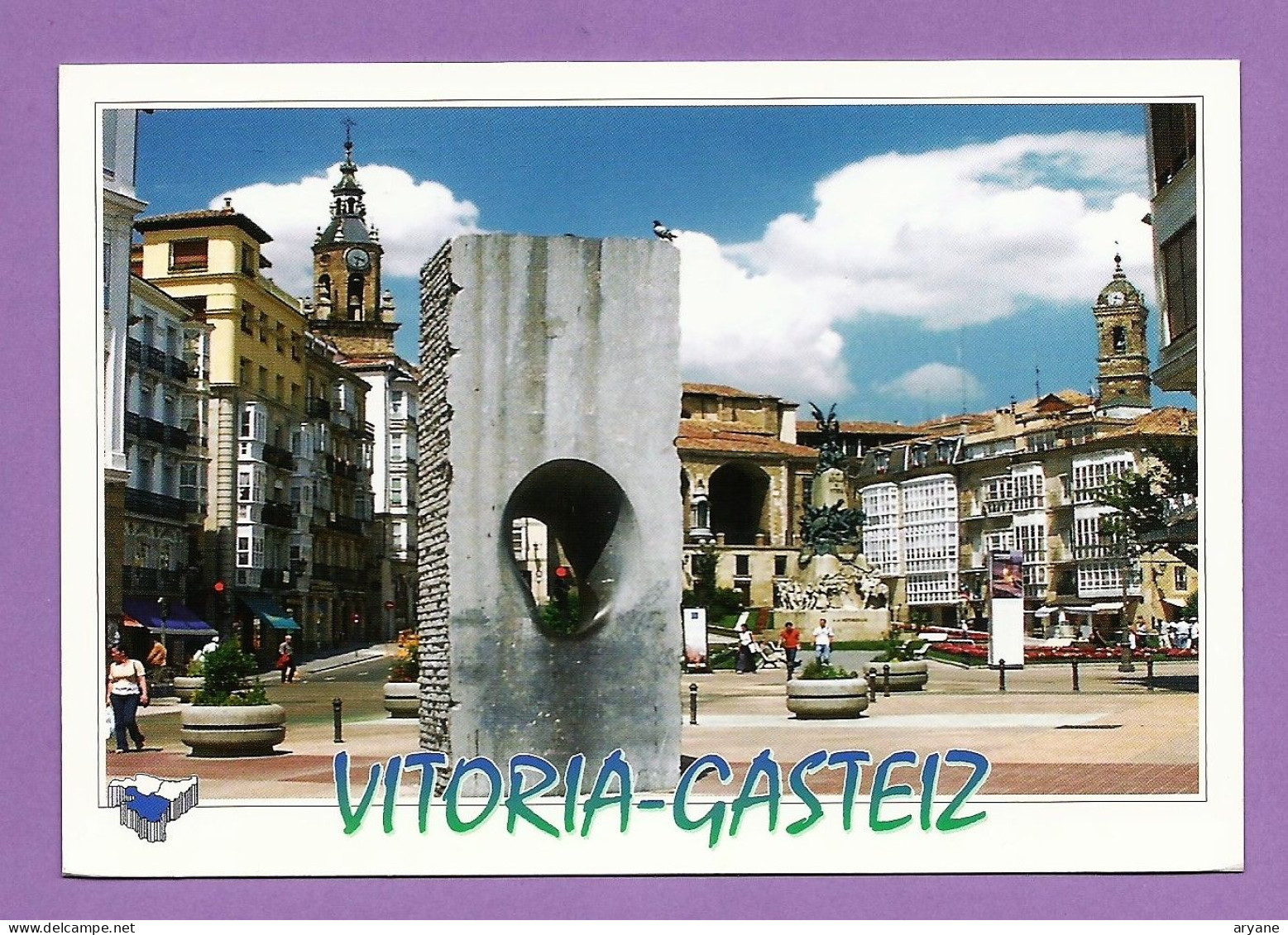 1858 - CPM - ESPAGNE - VITORIA GASTEIZ - Plaza De La Viergen Blanca  -1 - Álava (Vitoria)