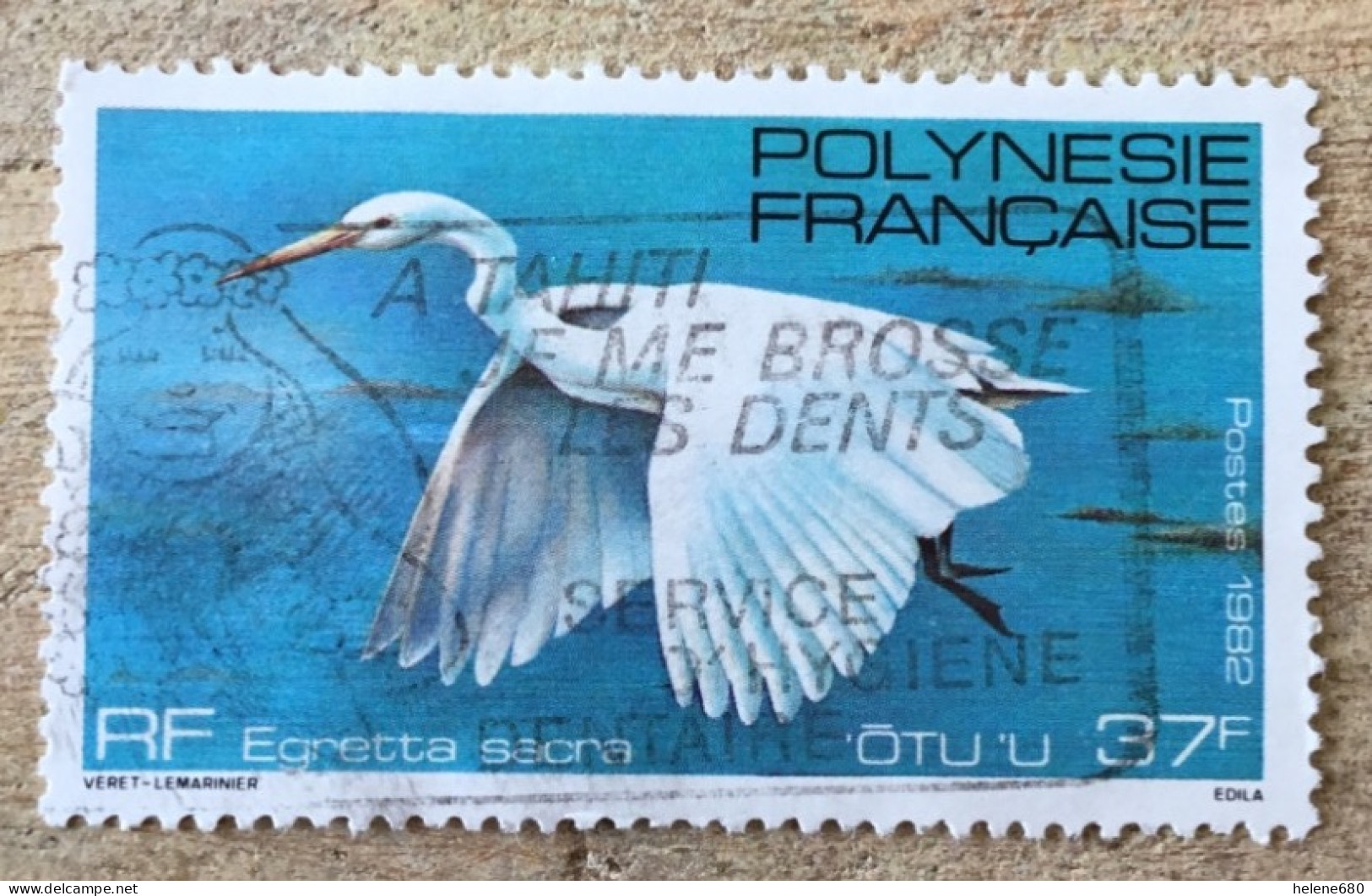 POLYNÉSIE. Oiseau N° 189 - Used Stamps