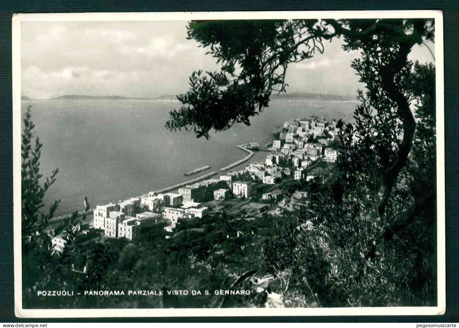 BA275 - POZZUOLI PANORAMA PARZIALE VISTO DA S GENNARO NAPOLI 1952 - Pozzuoli